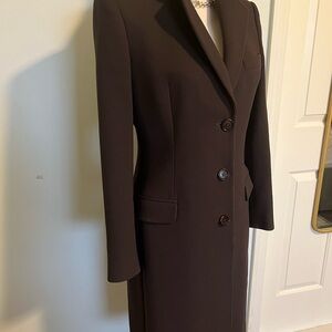 Dark Brown Dolce and Gabbana coat sz 40